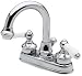 Tools & Hardware : Price Pfister 8H380PC Savannah Double-Handle Centerset Lavatory Faucet with Porcelain Handles, Chrome