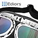 Ediors WWII Raf Vintage Pilot Motorcycle Biker Cruiser Goggles