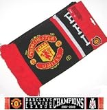 OFFICIAL MANCHESTER UNITED F.C. PREMIERSHIP CHAMPIONS 2008 SCARF