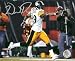 Willie Parker Autographed/Hand Signed Pittsburgh Steelers 8x10 Photo (Arm out TD
