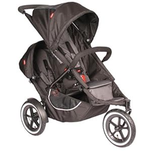 Phil Teds C7KIT Classic Stroller with Double Kit - Black