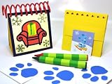 Handcrafted Blue's Clues Handy Dandy HOLIDAY Notebook