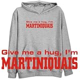 Sweatshirt Heather Gray  Give Me Martiniquais  Martinique Country
