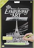 Royal Brush Silver Foil Engraving Art Kit, 8-Inch by 10-Inch, Eiffel Tower