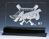 Engraved MLB Team Logo Edge Light Display