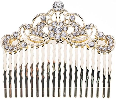 Crystalbella Fashion Bridal Wedding Jewelry Crystal Rhinestone Beautiful Vintage Hair Comb Pin