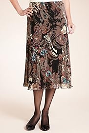 Classic Collection Paisley Print Chiffon Skirt