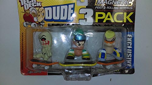 Tech Deck Dude 3 pack Rusty, Al Pine, Bonz