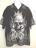 Dragonfly Clothing Wrench Head Skull Tattoo Design Shirt , Great for Bikers, Clubbing, Hot Rodders, wide range of sizes Med. - 5XL.