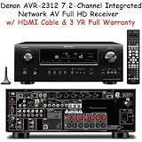 AVR-2312CI 7.2-Channel Integrated Network AV Full HD Receiver w/ HDMI Cable and 3YR Warranty