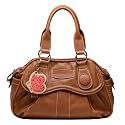 Nica Nemo Bowling Handbag, Blue& Tan