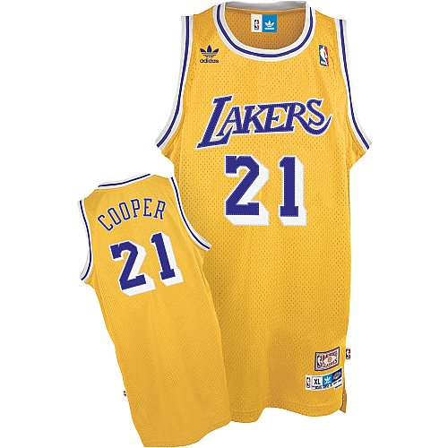 Buy Michael Cooper Los Angeles Lakers Yellow NBA Soul Swingman Hardwood Classics Jersey by adidas