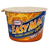 Kraft Easy Mac Triple Cheese, 2.05-Ounce Microwave Cups (Pack of 36)