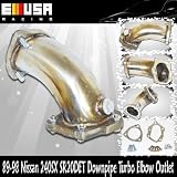 95-98 Nissan 240SX S14 89-94 Nissan 240SX S13 SR20DETTurbo Outlet Elbow Downpipe 