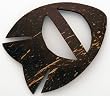 Sarong Tie, Coconut Shell - Angel Fish