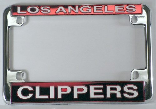 Los Angeles Clippers Chrome Motorcycle RV License Plate Frame