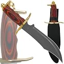 Trademark 25-954 15 Inch Bowie Knife with Pakkawood Handle