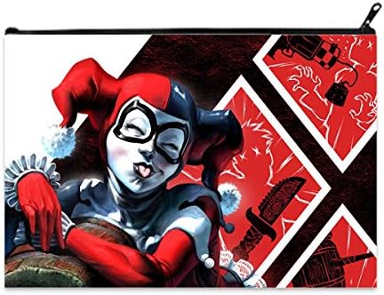 Women Coin Pouches Cash bag Currency Bags Beauty Cosmetic Makeup Bag XL Size Batman Harley Quinn Pattern