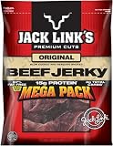 Jack Link s Beef Jerky, Original, 10-Ounce Packages (Pack of 2)