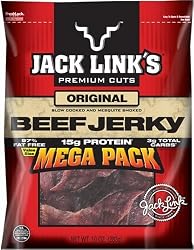 Jack Link's Beef Jerky, Original, 10-Ounce Packages (Pack of 2)