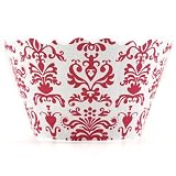 Bella Cupcake Couture Red Lu Lu Wrapper, 12 pack