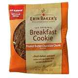 Erin Bakers Breakfast Cookie Peanut Butter Chocolate Chunk, Vegan, 3-Ounce Packages (Pack of 24)