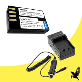 Halcyon 1400 mAH Lithium Ion Replacement Battery and Charger Kit for Pentax K-30 16.3 Megapixel Digital SLR Camera and Pentax D-LI109