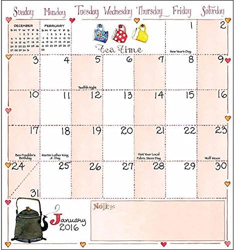 SUSAN BRANCH TWO-YEAR Monthly Checkbook Size Pocket Planner 2016 - 2017