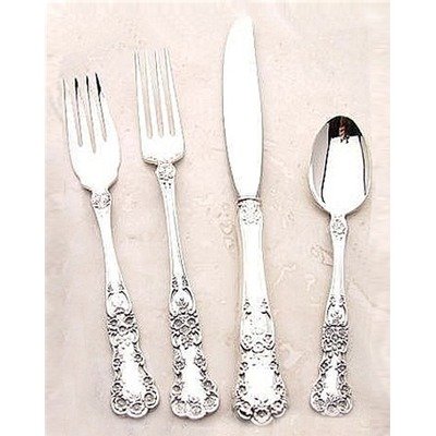 Gorham Buttercup 4-Piece Sterling Silver Flatware Place Set, Service for 1