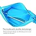 BOGZON Exercise, Running Waist Pack for 4.7 Inch Screen Cellphone - Outdoor Belt Bag - Touch Operating Directly With Transparent Film, Blue Color