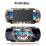 Protective Vinyl Skin Decal for SONY PSP - Psycho Skull