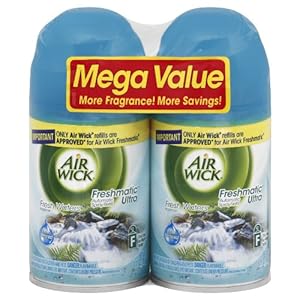Air Wick Freshmatic Automatic Spray Air Freshener, Fresh Waters, 2 Refills, 6.17 Ounce