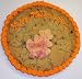 Scott's Cakes 1 lb. Chocolate Chip Cookie Cake with Leaf Cookie Orange Trim