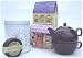 Tasty Tea Shop Gift Set - Tea Shop Cookie Box, Purple Individual Tea Set, Earl Grey Tea Image