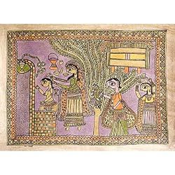 India Art Madhubani Folk Paintings Home Decor
