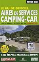 Le guide officiel : aires de service camping-car