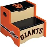 Product details for Guidecraft G11221 San Francisco Giants Storage Step-Up Stool