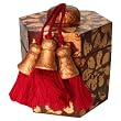 Hand-painted Hexagonal Decorative Jewelry / Gift Box With Gold Leaf (Thailand)