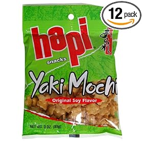 Hapi Soy Bits Yaki Mochi 3-ounce Bags (pack of 12)