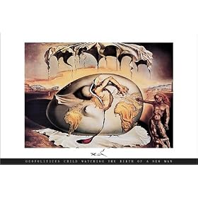 Geopoliticus Child Art Styles Poster Print by Salvador Dali, 36x24