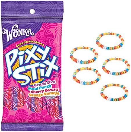 Candy Party Favor Bundle - Pixy Stix and Candy Necklaces
