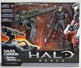 Halo Reach McFarlane Toys Deluxe Action Figure Boxed Set Gauss Cannon with Spartan Operator Custom