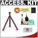 Joby GP1 Gorillapod Flexible Tripod (Red) + Cameta Accessory Kit for Digital Point and Shoot Cameras