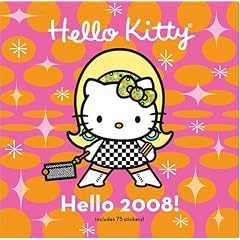 Hello Kitty Hello 2008! Wall Calendar