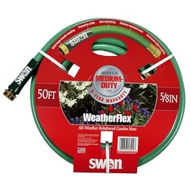 Swan WeatherFlex 5 8-Inch-by-50-Foot All-Weather Reinforced Garden Hose #CSNWF58050 by Colorite