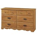 Kids Country Pine 6-Drawer Dresser