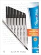 Paper Mate Eagle Medium Tip Stick Ballpoint Pens, 12 Black Ink Pens(70610)
