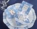 "Snowfall" Exquisite Glass Photo Coasters - Baby Shower Gifts & Wedding Favors