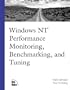 Windows NT Performance Monitoring, Benchmarking and Tuning (New Riders Professional Library)