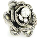 Sorrelli Snow Bunny Neutral Crystal Bold Flowe
